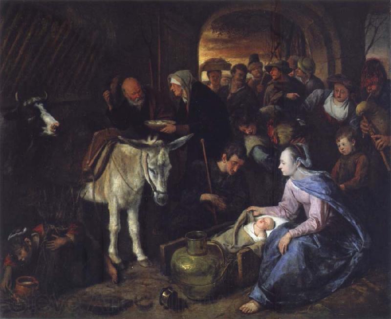 Jan Steen The Adoration of the Shepberds Spain oil painting art